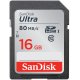 SanDisk Ultra SDHC 16GB 80MB/s Class 10 UHS-I; EAN: 619659136451