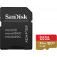 SDXC SANDISK MICRO 64GB EXTREME, 160/60MB/s, U3, V30, C10, adapter *PROM
