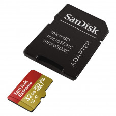 SanDisk 32GB Extreme Micro SDHC A1 CL10 V30 UHS-I U3 100MB/s Mobile spominska kartica + ad